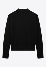 Wool-Blend Buttoned Cardigan