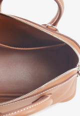 Hermès Mini Bolide 1923 in Gold Evercolor Leather with Palladium Hardware