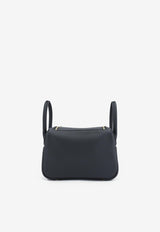 Hermès Mini Lindy 20 II in Gris Misty Swift Leather with Permabrass Hardware