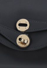 Hermès Mini Lindy 20 II in Gris Misty Swift Leather with Permabrass Hardware