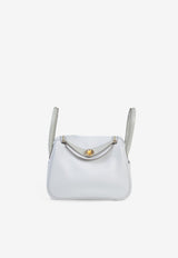 Hermès Mini Lindy 20 II Touch in Gris Pale Swift and Beton Matte Alligator with Gold Hardware