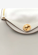 Mini Lindy 20 Verso in Gris Perle and Graphite Swift with Gold Hardware
