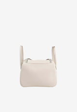 Mini Lindy II in Craie Clemence Leather with Palladium Hardware