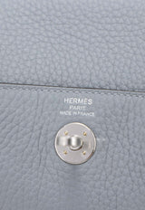 Mini Lindy II in Gris Pantin Clemence with Palladium Hardware