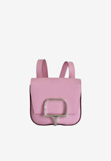 Hermès Mini Della Cavalleria in Mauve Sylvestre Epsom with Palladium Hardware