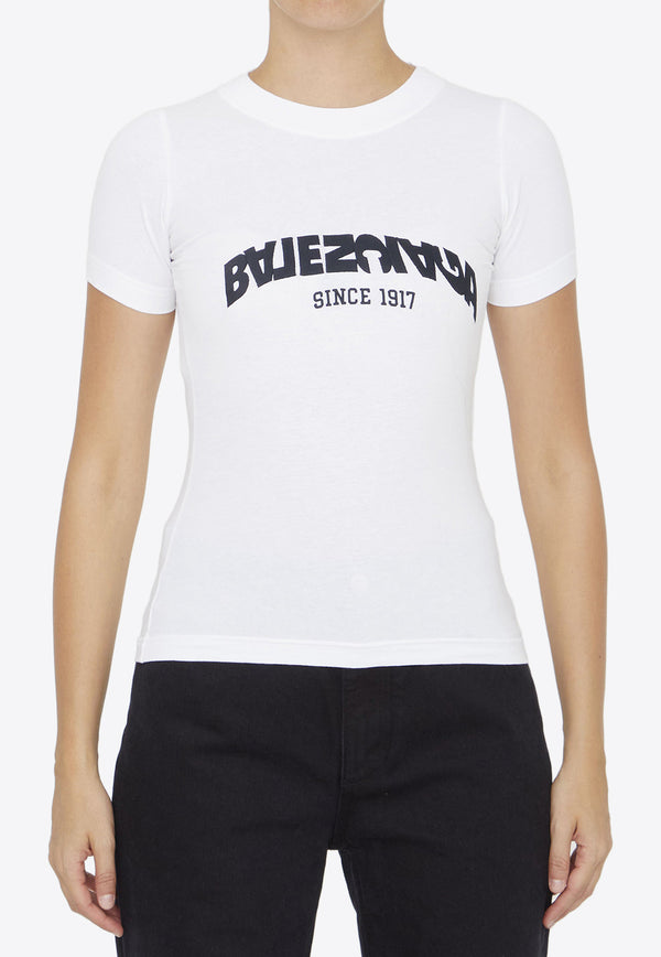 Balenciaga Back Flip Logo T-shirt 768075-TPVF78-9040