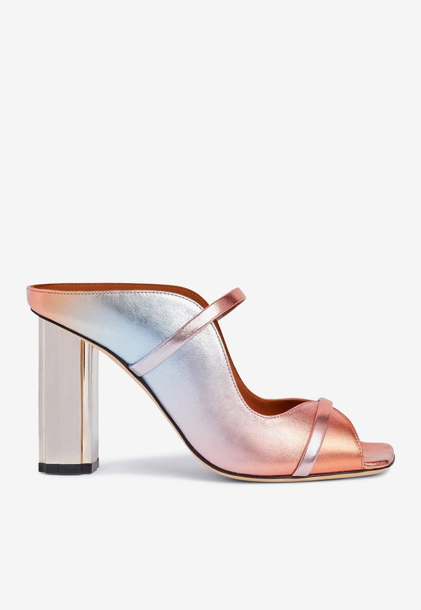 Malone Souliers Nara 90 Gradient-Effect Leather Sandals NARA 90-2 ROSE GOLD DEGRADE
