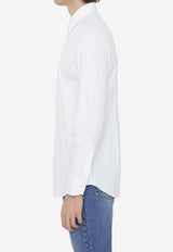 Gucci Embroidered GG Long-Sleeved Shirt White 699563-ZAJON-9000