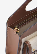 Burberry Mini Pocket Canvas Bag Beige 8039361--A1395