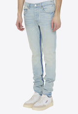 Washed-Out Slim Jeans