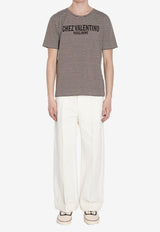 Valentino Straight-Leg Chino Pants White 6V3RBJ70-AL6-A03