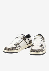 Amiri Skel-Top Leather Sneakers Multicolor AMFOSR1111--BLACK