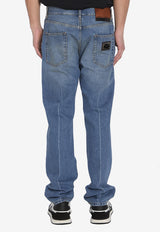 Dolce & Gabbana Classic Straight-Leg Jeans Blue GP02XD-G8MG8-S9001