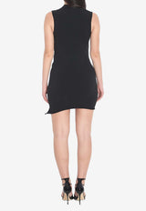 Alexander Wang Knotted Mini Dress Black 1KC2256051--001