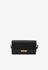 Dolce & Gabbana Marlene Grained Leather Clutch Black BB7756-A3G19-80999