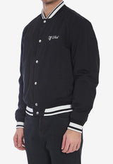 Off-White Varsity Souvenir Jacket Black OMEH05FC99-FAB001-1001