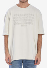 Maison Margiela Embroidered Numbers T-shirt White S50GC0705-S24567-103