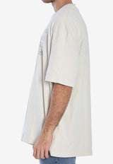 Maison Margiela Embroidered Numbers T-shirt White S50GC0705-S24567-103