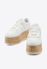 Valentino Freedots XL Leather Platform Sneakers White 6W2S0IG5-NGG-0BO