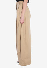 TheLatest Billie Wide-Leg Pants Beige 3111T0194-ABTP-T0170
