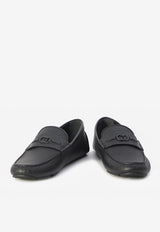 Gucci Interlocking G Leather Loafers Black 820658-AAEFR-1000