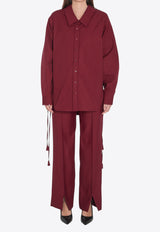 Gucci Lace Buttoned Shirt Red 830353-Z7ADR-6052