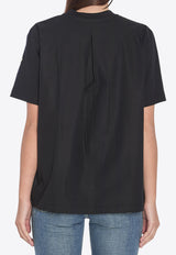 Moncler Logo Patch Crewneck T-shirt Black 8C00020-89A4U-999
