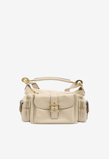 Chloé Buckled Leather Camera Bag Beige CHC24AS533N83--24Q