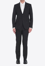 Tagliatore Wool Single-Breasted Suit Black 2FNJ22B01-060004-N5082