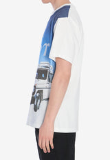 Moncler X Mercedes-Benz By Nigo Graphic Print T-shirt White 8C00003-89AB9-001