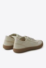 The Row Low-Top Canvas Sneakers Beige F1611-SPC-SAT