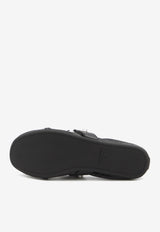 Balenciaga Le City Leather Ballet Flats Black 828095-WAD4Y-1080