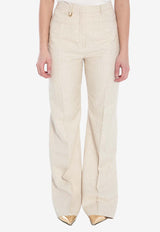 Jacquemus Sauge Flared Tailored Pants Beige 243PA003-1358-130