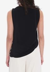 Jacquemus Peplo Asymmetrical Top Black 251TO122-2381-990
