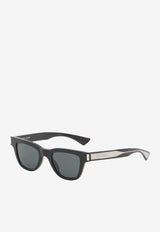 Saint Laurent Wellington Square Sunglasses Gray 822251-Y9967-1033