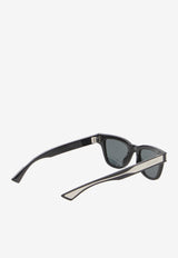 Saint Laurent Wellington Square Sunglasses Gray 822251-Y9967-1033