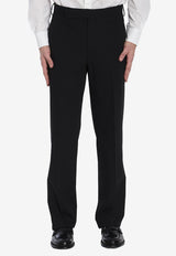 Lardini Wool Tailored Pants Black ESPALU-ESIF64422-999