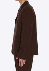 Gucci Wool Twill Single-Breasted Blazer Brown 813982-Z7AL1-2129