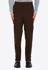 Gucci Wool Tailored Pants Brown 820913-Z7AL1-2129