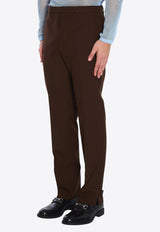 Gucci Wool Tailored Pants Brown 820913-Z7AL1-2129