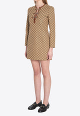 Gucci GG Monogram Mini Dress Beige 820404-Z8BZA-2190