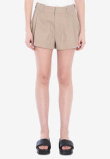 Alexander Wang Workwear Mini Shorts Khaki 1WC2254820--250