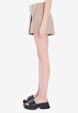 Alexander Wang Workwear Mini Shorts Khaki 1WC2254820--250