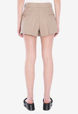 Alexander Wang Workwear Mini Shorts Khaki 1WC2254820--250