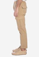 Barena Venezia Tagio Arela Straight-Leg Cargo Pants Beige PAU5092-2763-360