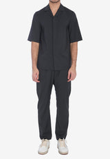 Barena Venezia Atila Tropical Short-Sleeved Shirt Gray OSU5062-0478-580