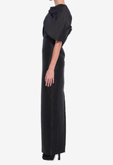 Solace London Davina Off-Shoulder Maxi Dress Black OS44006--BLACK