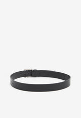 Loewe Anagram Chunky Leather Belt Black E619238-X49-1839