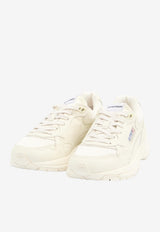 Autry Hyperway Leather Low-Top Sneakers White HYLW-GP-01