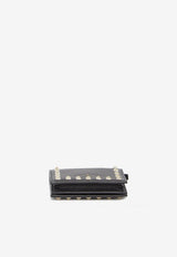 Valentino Rockstud Leather Wallet Black 7W2P0P39-VSH-0NO